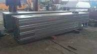 Frame for machine tools, S355 steel with stabilisation hardening. Dimensions 3mX0, 5mX0, 5m weight 3T